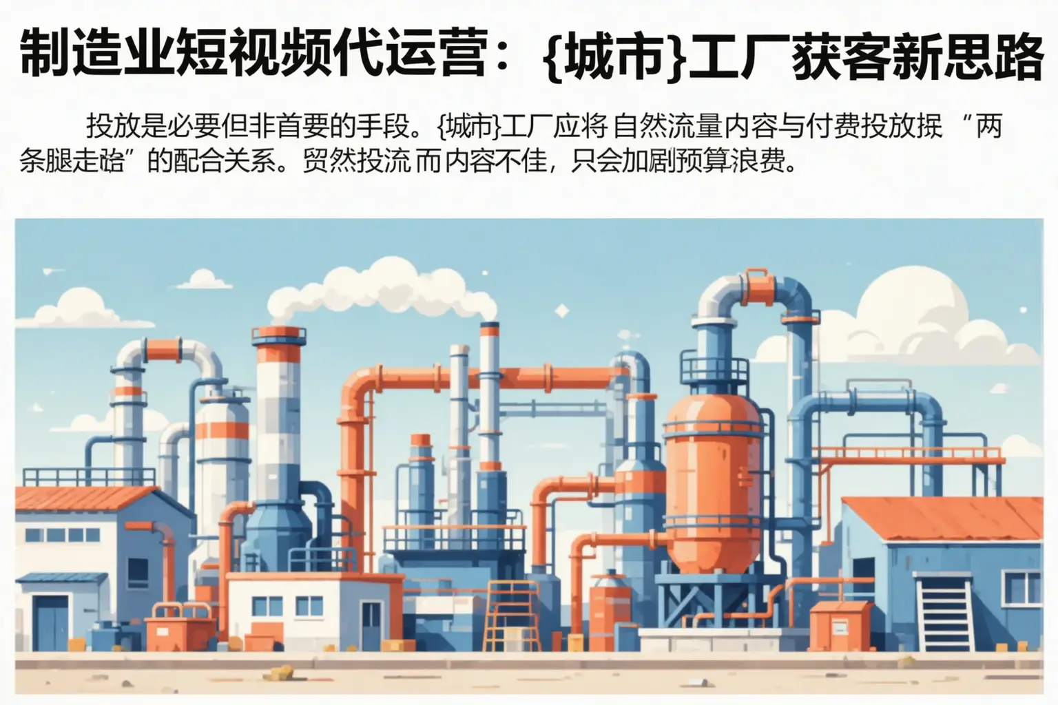 制造业短视频代运营：周口工厂获客新思路