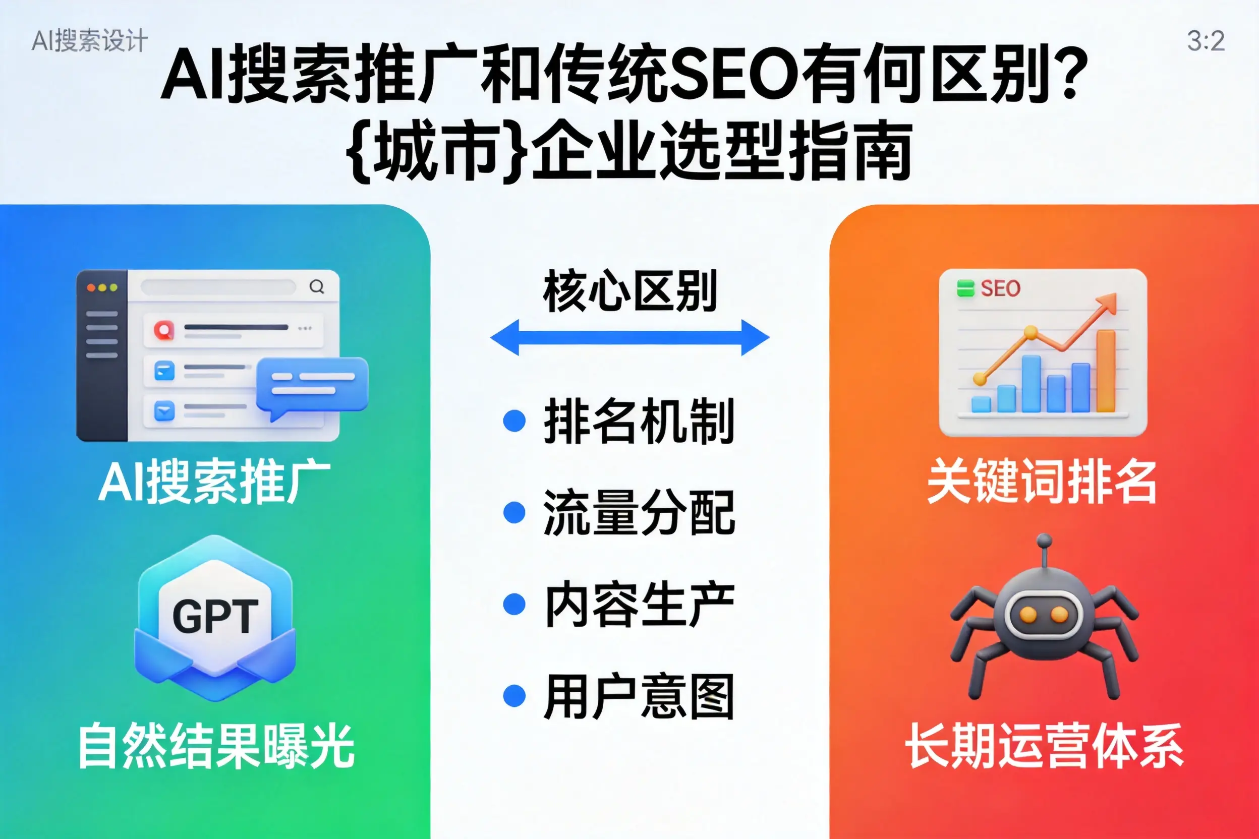 AI搜索推广和传统SEO有何区别？周口企业选型指南