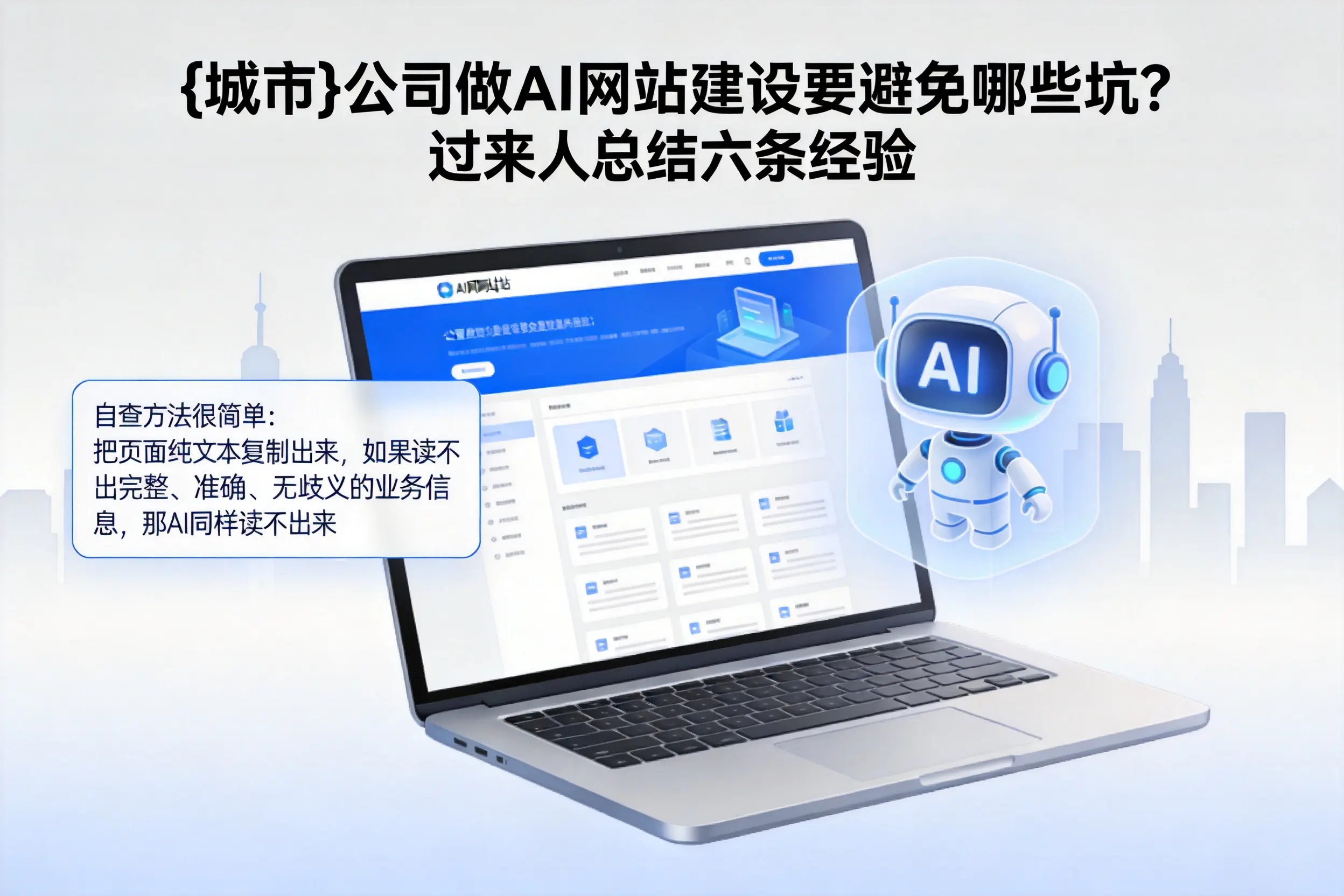 周口公司做AI网站建设要避免哪些坑？过来人总结六条经验