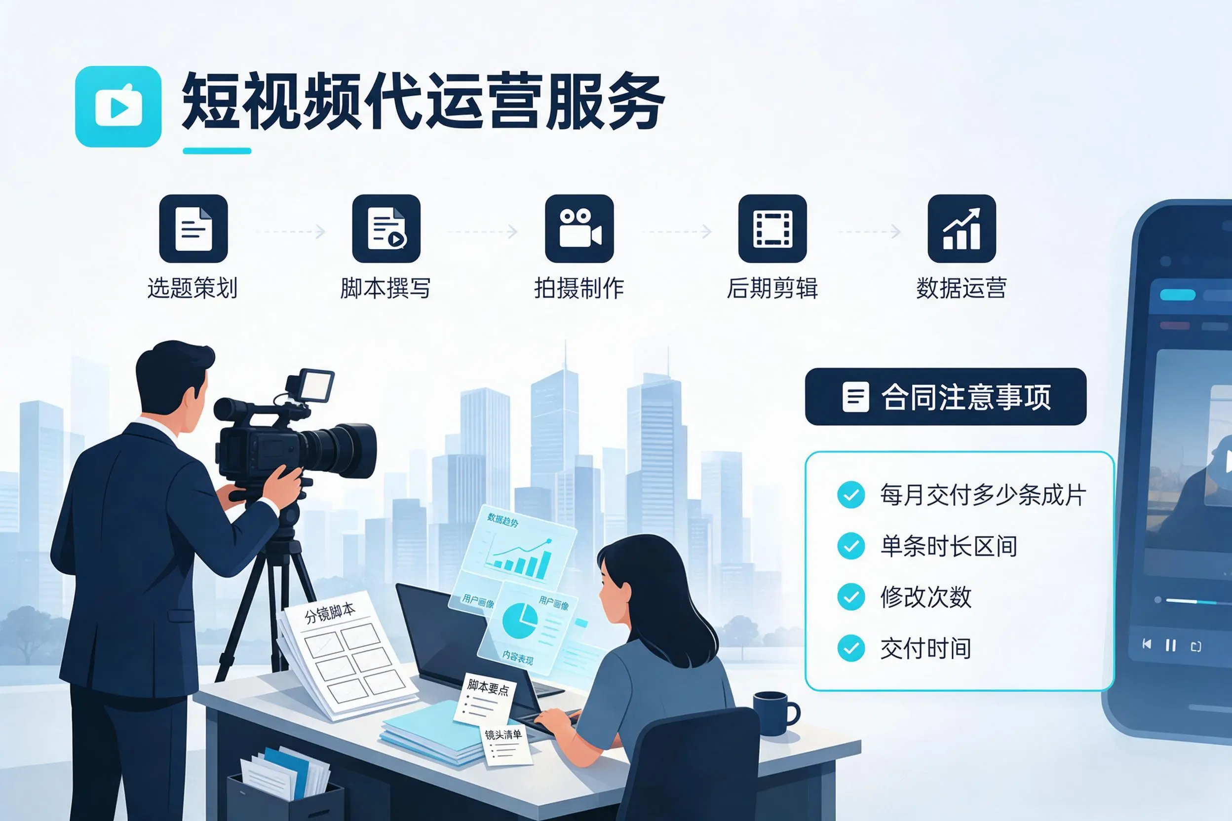短视频代运营包含哪些服务?周口企业常见问题科普
