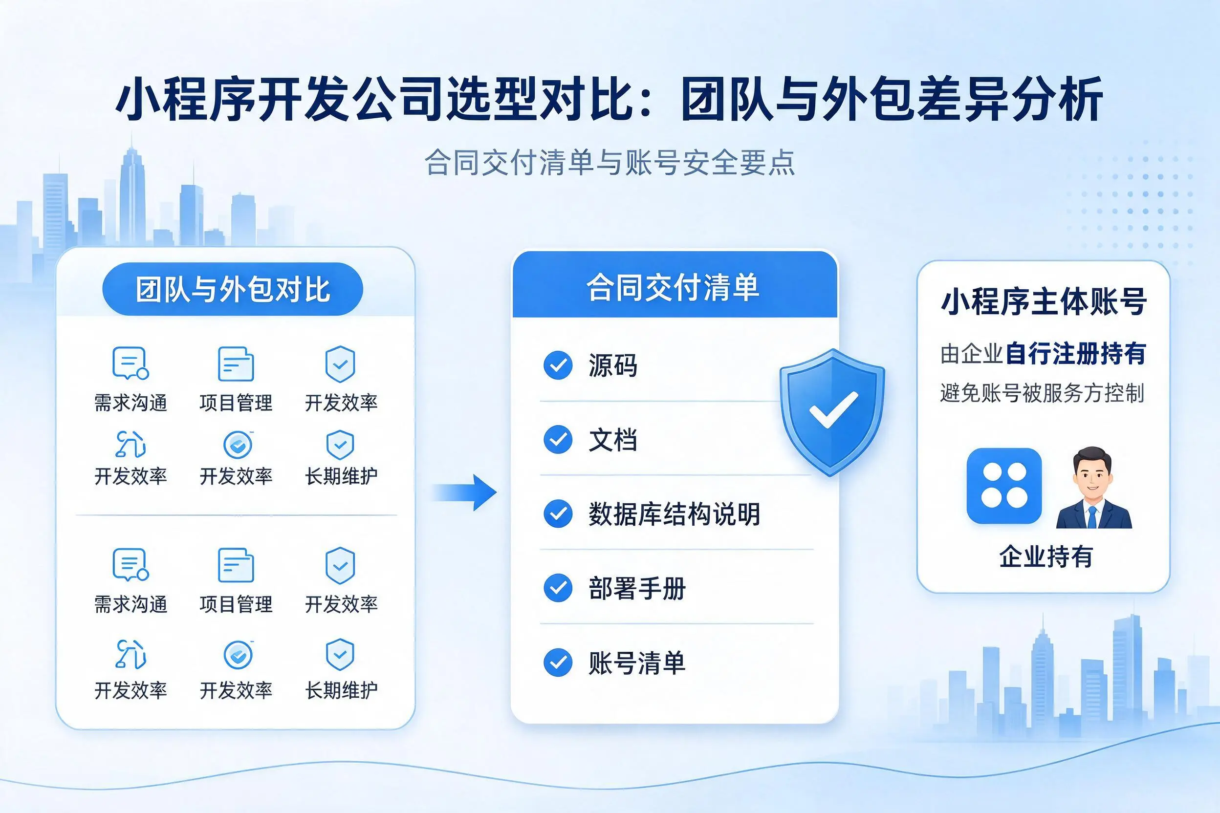 周口小程序开发公司选型对比：团队与外包差异分析