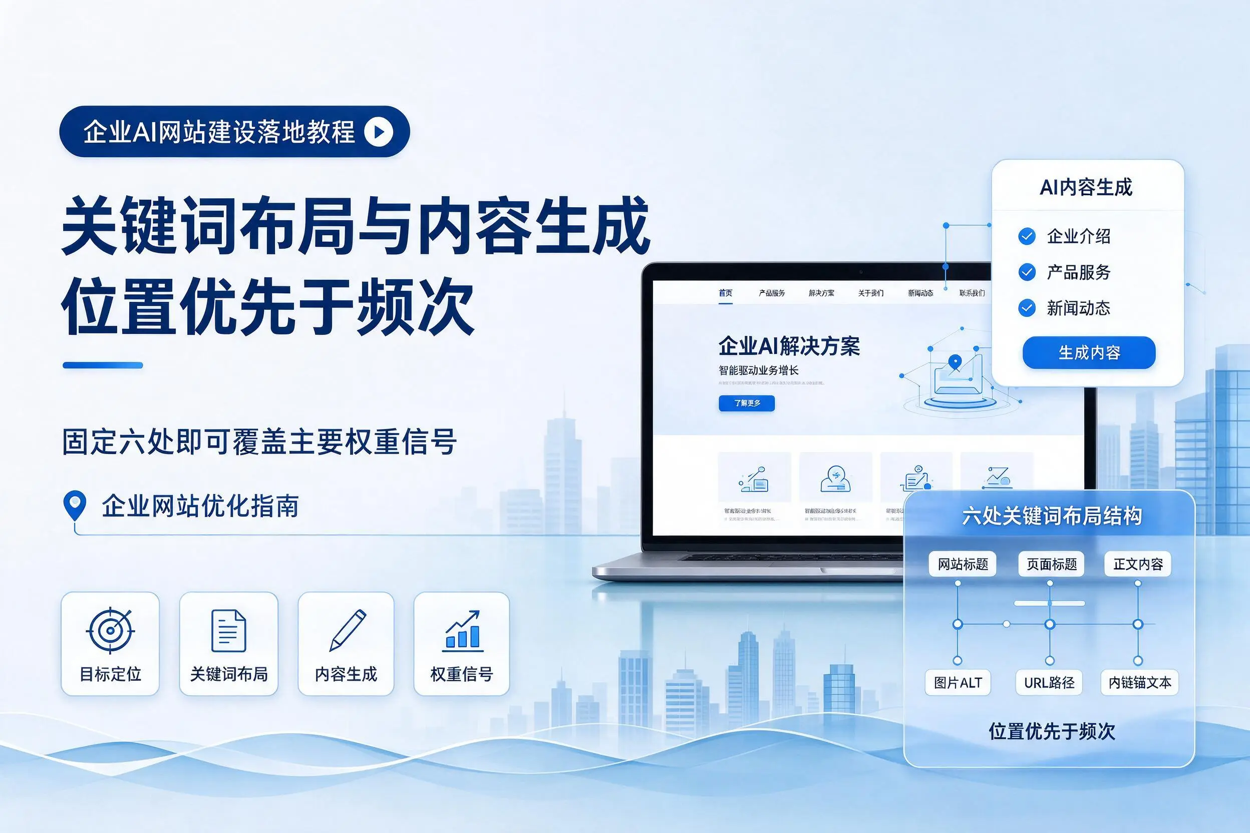 周口企业AI网站建设落地教程:关键词布局与内容生成